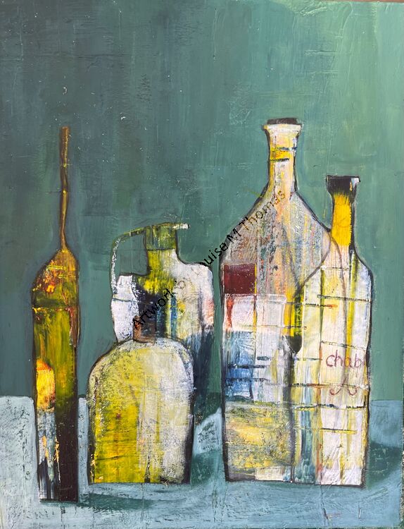 Abstract bottles