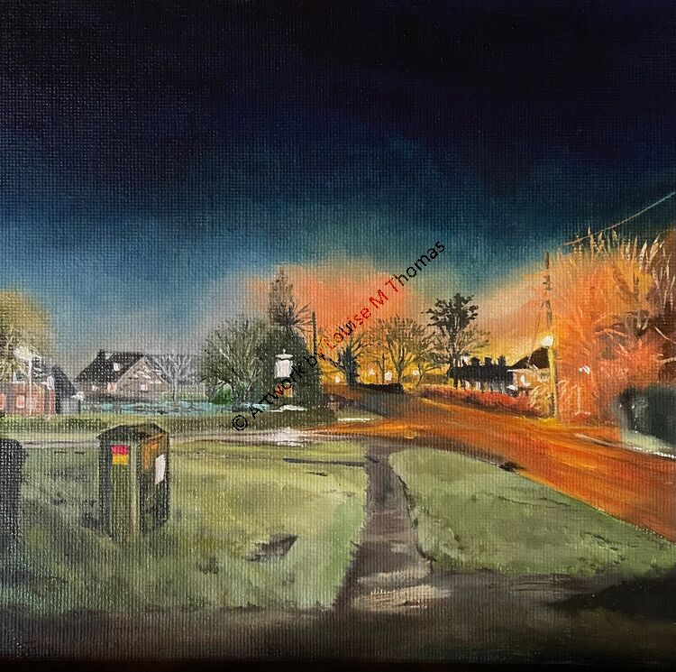 Nocturn - towards the Crooked Billet Newton Longville