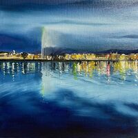 Nocturn Lake Geneva