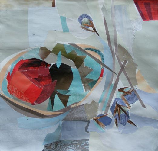 pomegranate and teasels