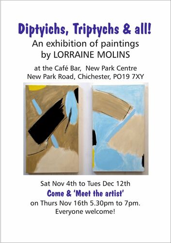Lorraine Molins New Park poster exhibition