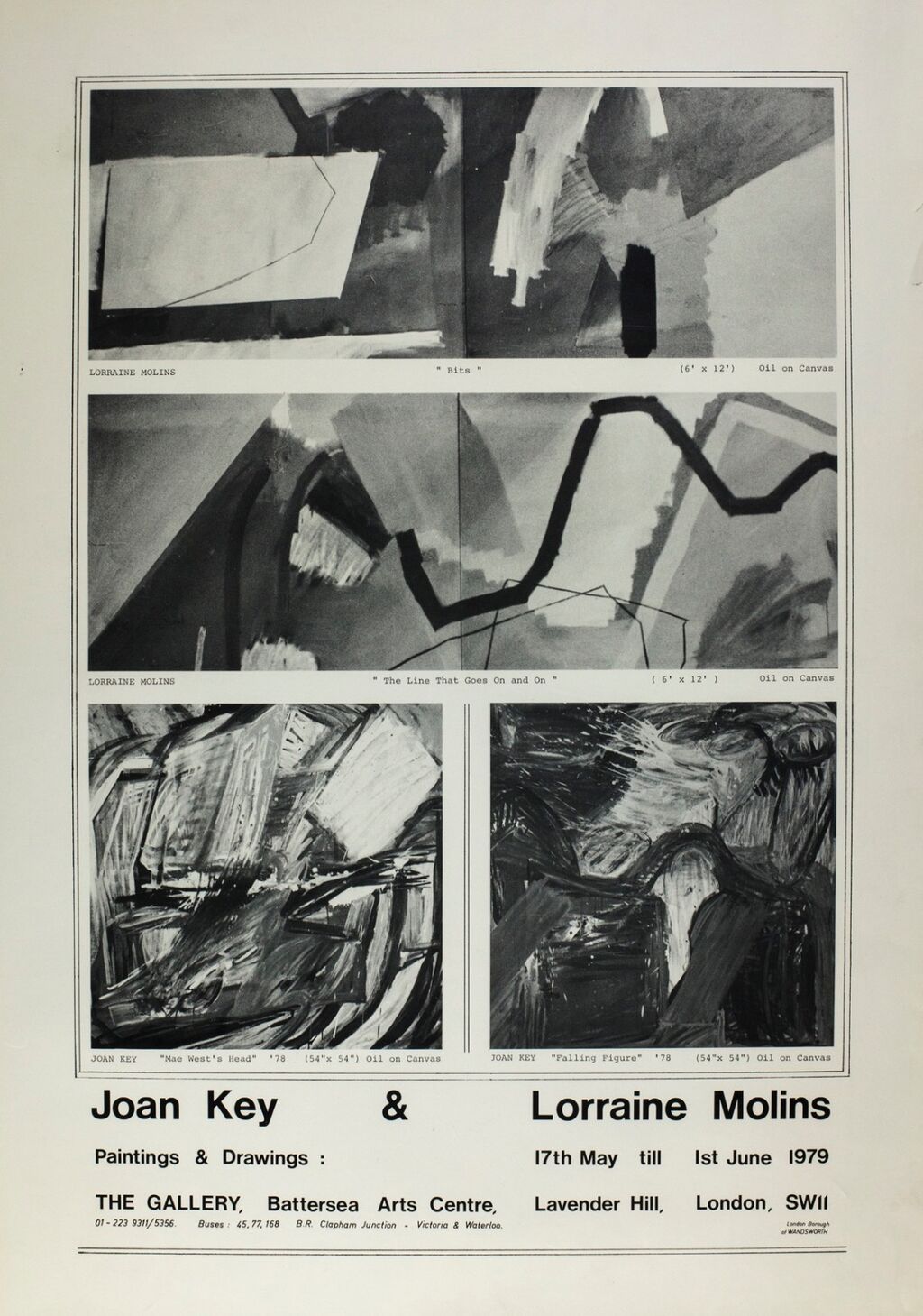 Battersea Art Centre show with Joan Key 1975