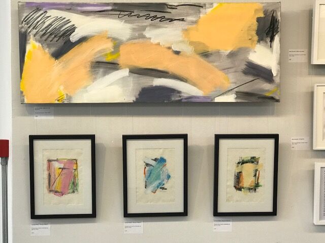 'Light From All Directions' & framed works on paper.