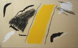 Yellow band' (3' x 5' / 91 x 152 cm)