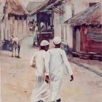 Boys in Lamu, Kenya