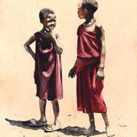 Maasai children