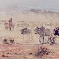 Moving cattle