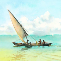 Ngalawa sailing
