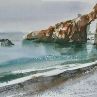 Port Du Moulin, the Arch, Sark