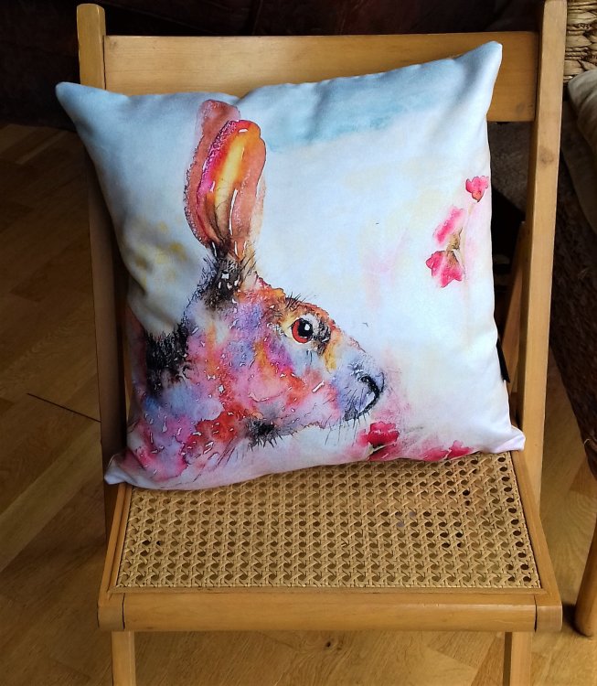 surveying the land cushion