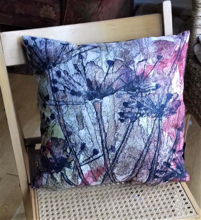cow parsley cushion