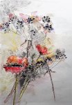 cow parsley with poppies