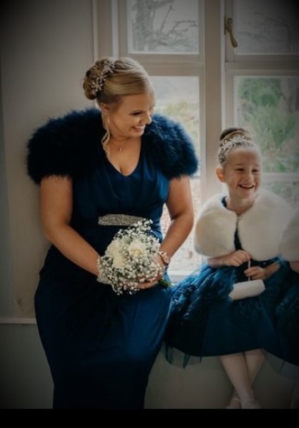 Snowflake Hairpins and Hairband for a Winter Wedding Theme