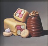 walnut whip and mini battenburg cakes (sold)