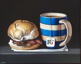PG tips tea and bacon roll (sold)