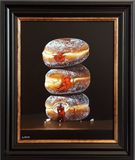 three jam doughnuts (sold)