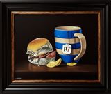 ham roll with mug of tea (sold)