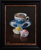 cup of tea with two cakes (sold)