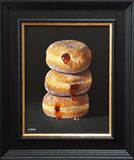three jam doughnuts (sold)
