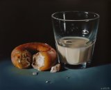 milk and doughnut (sold)