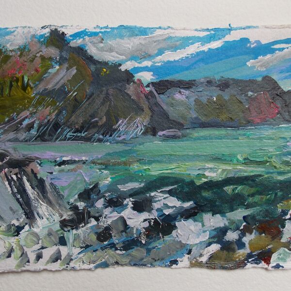 View from Mouthmill Beach (one of a pair) (sold)