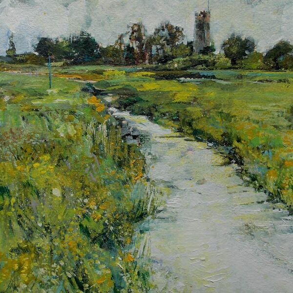 River Parrett at Muchelney (sold)
