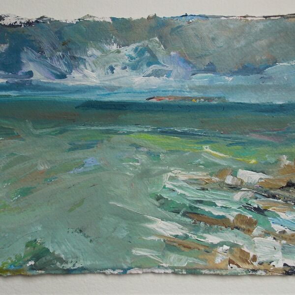 Towards Lundy from Hartland