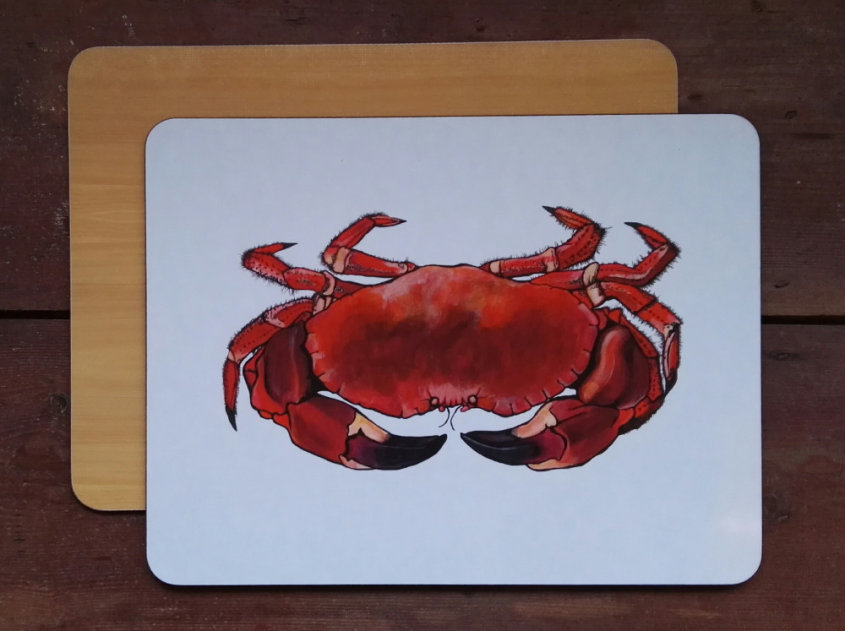 Crab chopping board