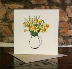 Daffodils Greetings Card