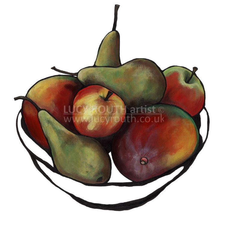 Fruit Bowl with Mangoes