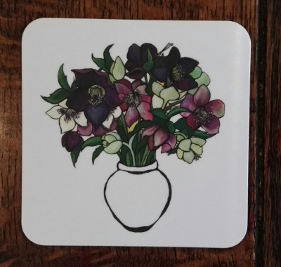 Helebores coaster