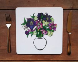Helebores placemat