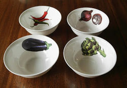 Dipping Bowls set of 4 (Vegetables)