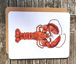 Lobster large placemat/serving mat