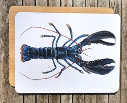 OUT OF STOCK Blue Lobster Chopping Board