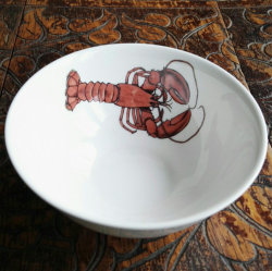 Lobster dipping bowl