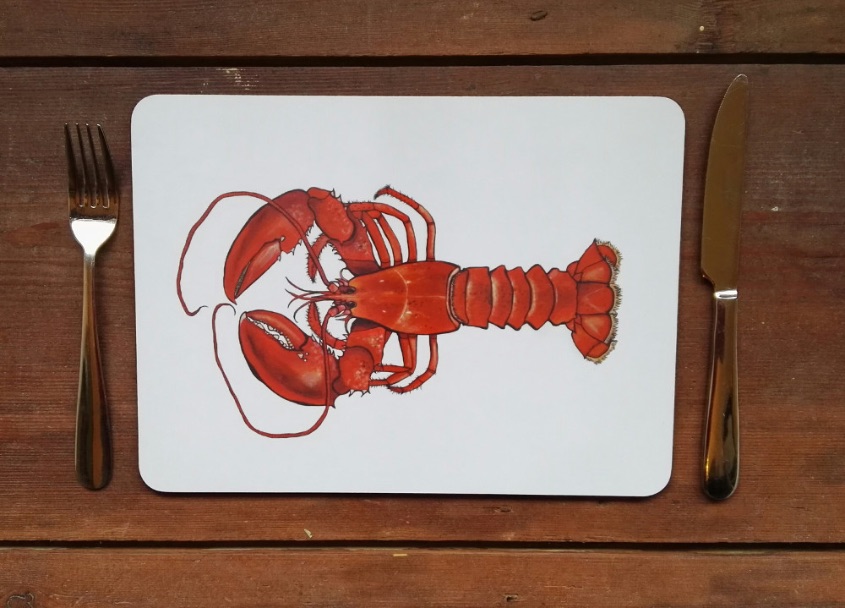 Lobster placemat