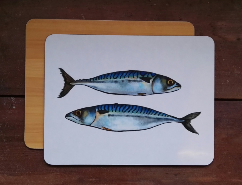 Mackerel chopping board