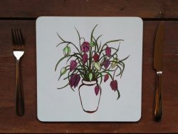Snakes head fritillary placemat