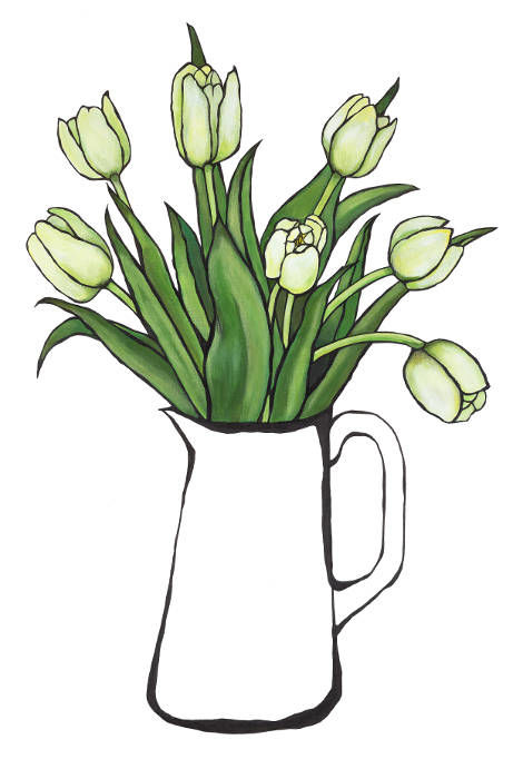 White Tulips