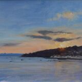 Summer sunset St Mawes