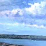 View from Tavern Beach towards Percuil River and Place Creek