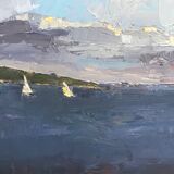 Sailing past St Mawes Castle