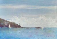 Sailing past St Anthony's Lighthouse. SOLD