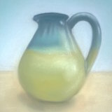 Blue and Green Jug 8 x 6 in ( in a 10 x 12 in mount) £50
