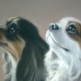 "Casper and Ozzy" 11.5 x 8 in