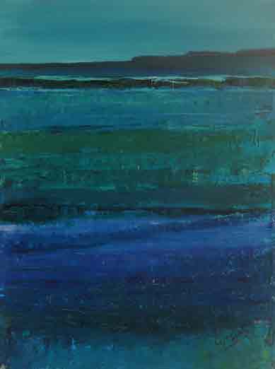 green sea shore