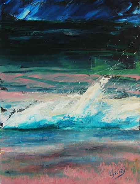 lashed wave, wester ross REPAINTED