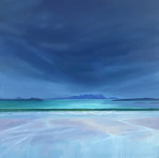 a shaft of light skimmed sea and shore, Mellon Udrigle