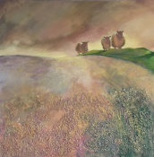 heavy with lamb and heading home, Applecross